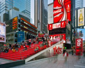 TKTS booth in Times Square